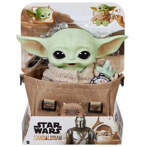 Star Wars The Mandalorian The Child 11" Talking Baby Figure In Carrying Bag